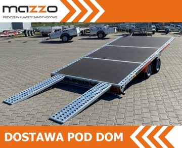 PRZYCZEPA LAWETA TA-NO DOSTAWA UCHYLNA GRAWIT. DMC2700KG 400x200 LAMPY LED