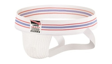 Majtki Jockstrap Stringi Slipy AussieBum r.M białe