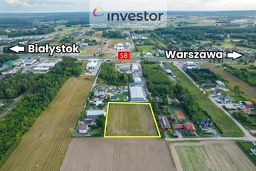Działka, Łyski, Choroszcz (gm.), 7856 m²