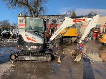 Bobcat E50 Z minikoparka 5 ton 2021 rok, przebieg 1721 mtg E 50 Z 3 łyżki