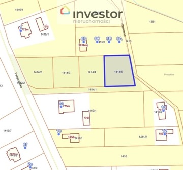 Działka, Prószków (gm.), 906 m²