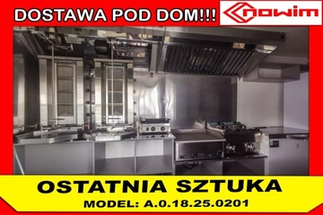 Przyczepa gastronomiczna pod kebab 4,5m 1300 kg foodtruck biznes całoroczny