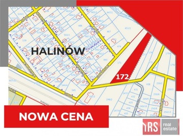 Działka, Cisie, Halinów (gm.), 8400 m²