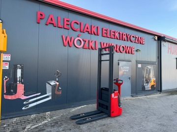 Paleciak elektryczny Linde 380 cm 1000 kg Jak Nowy L 10