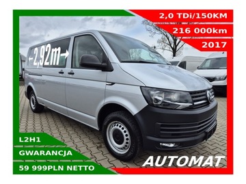 VOLKSWAGEN TRANSPORTER LONG 2,0TDi/150KM KLIMA WEBASTO TEMPOMAT CZUJNIKI