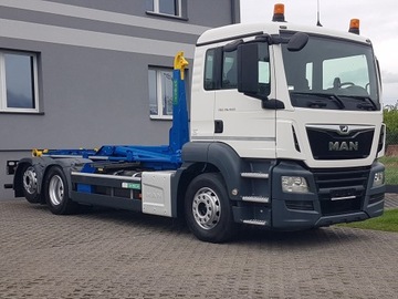 MAN TGS 26.420 HAKOWIEC HKS20 3-OSIE 6x2 KLIMA POD KONTENERY MANUAL