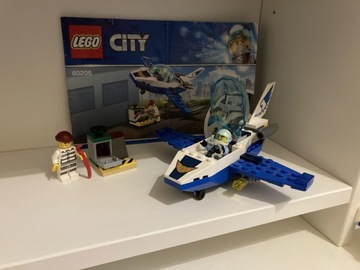 Lego city 60206 samolot policyjny