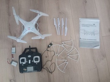 Dron z kamerą quadri copter - 2.4G + Baterie SYMA