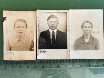 trzy małe portrety z 1942
