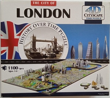 Puzzle 4D London 1100+ elementów 