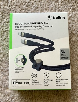 Belkin kabel NOWY MFI iPhone Pro Flex Lightning 3m