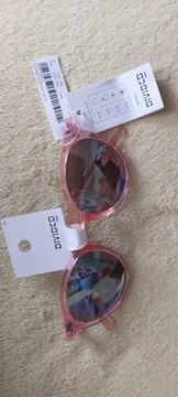 Okulary przeciwsłoneczne różowe damskie H&M 