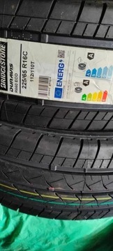 Dwie Opony Bridgestone Duravis 660 Eco 225/65r16C