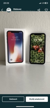 iPhone X black 64 gb