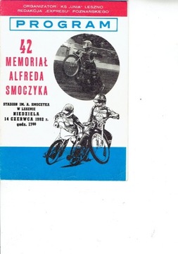 Memoriał A.Smoczyka 1992 r Leszno/czysty/