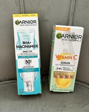 Garnier Fluid BHA + NIACINAMIDE i Serum na przebar