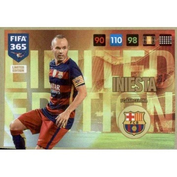 ANDRES INIESTA LIMITED EDITION FIFA 365 2017