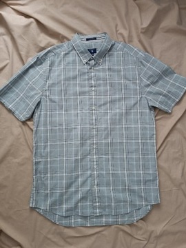 Szara Koszula Gant Koszula w kratkę Koszula XL