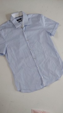 Koszula Hugo Boss slim Fit L/40 paski kołnierzyk