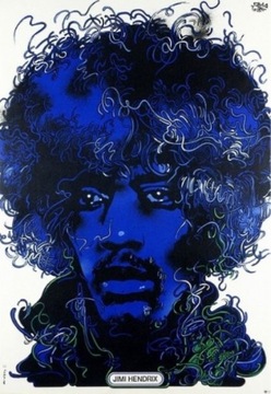 Plakat Jimi Hendrix Waldemar Świerzy