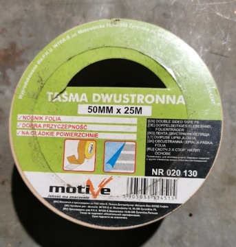 TAŚMA DWUSTRONNA MOTIVE 50 MM X 25