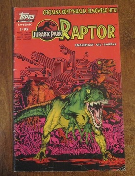 Jurassic Park Raptor 1 1995 wydanie 1
