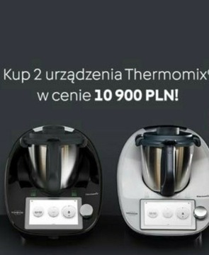 Thermomix zestaw biały i czarny 