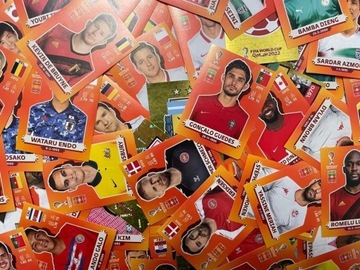 PANINI WORLD CUP QATAR 2022 NAKLEJKI PONAD 100SZT