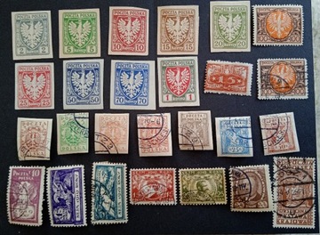 Polska - znaczki kasowane i czyste - 52
