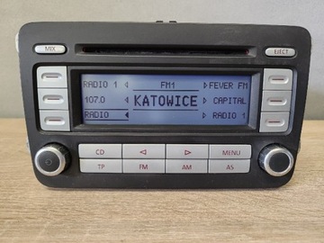 Radio VW Volkswagen RCD300 +kod Passat b6 Golf 5 V
