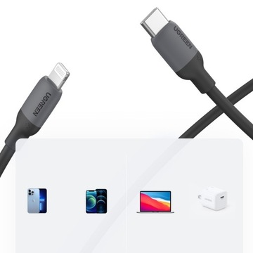 Kabel przewód do iPhone USB-C - Lightning MFI