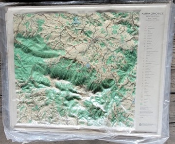 Karkonosze Mapa Plastyczna