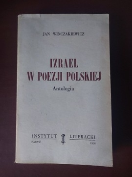 Izrael w poezji Polskiej Jan Winczakiewicz