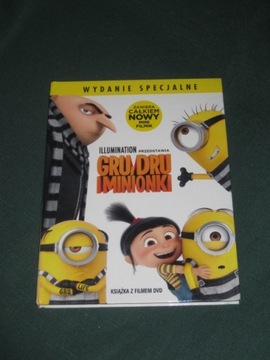 GRU, DRU I MINIONKI  (DVD+BOOK) NAP DUBBING POLSKI