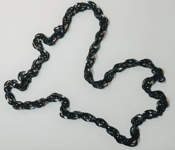 Naszyjnik czarny długi łańcuch