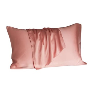 Jedwabna poszewka na poduszkę 40x60 cm różowa