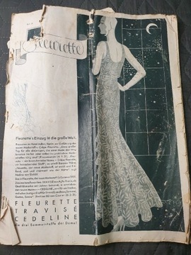 Die Dame, czasopismo z 1930-31 roku, niekompletne