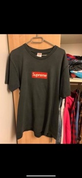 Supreme box logo red on black 20th