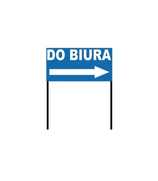 TABLICA SZYLD INFORMACYJNA DO BIURA PARKING 100x50