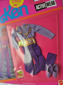 ubranko dla lalki barbie KEN MATTEL ACTIVE WEAR 90