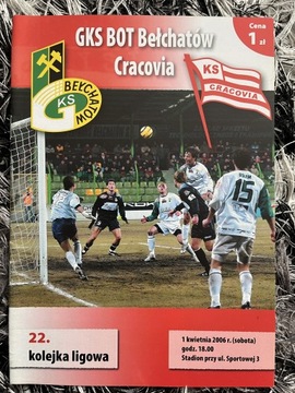 Program meczowy GKS Bełchatów - Cracovia Kraków 