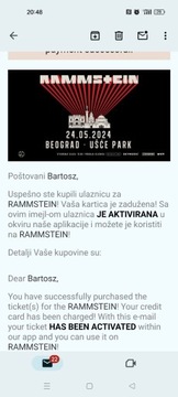 Rammstein bilety belgrad 24.05.24