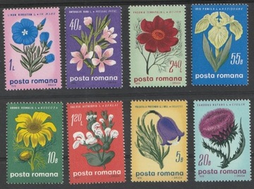 RUMUNIA - KWIATY - 1970 - CZYSTE **