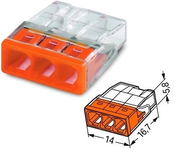 Szybkozłączka WAGO 0,5-2,5 mm² / 1 , 1 szt.