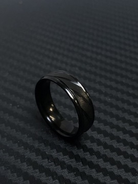 Pierścień Matowy Obrączka 19mm Śr. Sygnet Ring