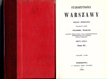 Starożytności Warszawy T. IV -1856 REPRINT