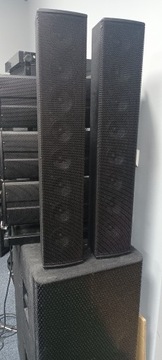 zestaw kolumn vertical array 8x4 cale