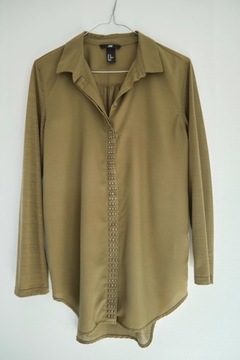 Koszula H&M oliwkowy, khaki, 34 / XS