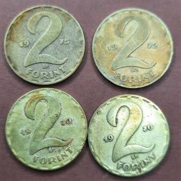 2 forinty  1970, 72, 75  Węgry