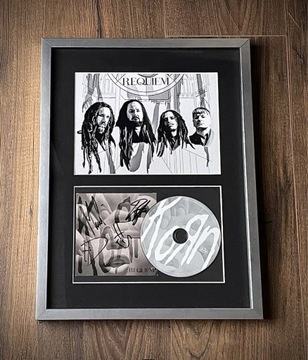  KORN - REQUIEM oryginalne autografy + Certyfikat